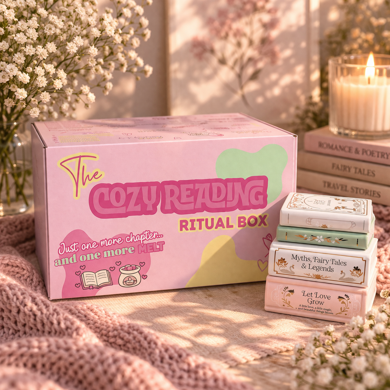 CAIXA DE LEITURA ✨THE COZY READING RITUAL BOX✨