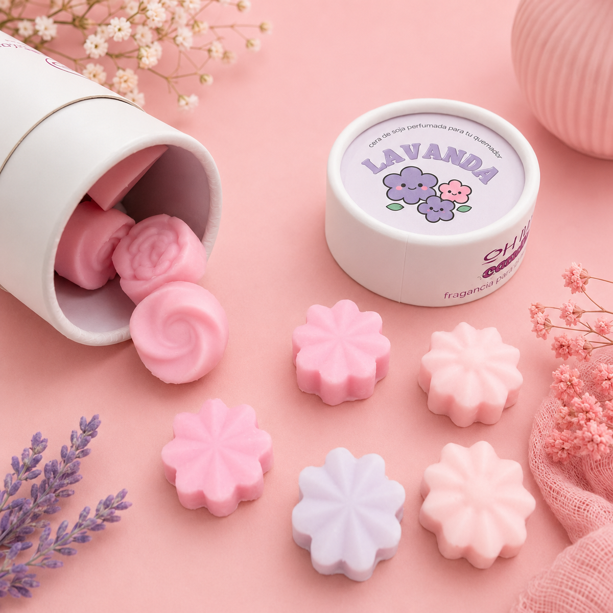 Wax melts - Flores de lavanda (+100 hrs)