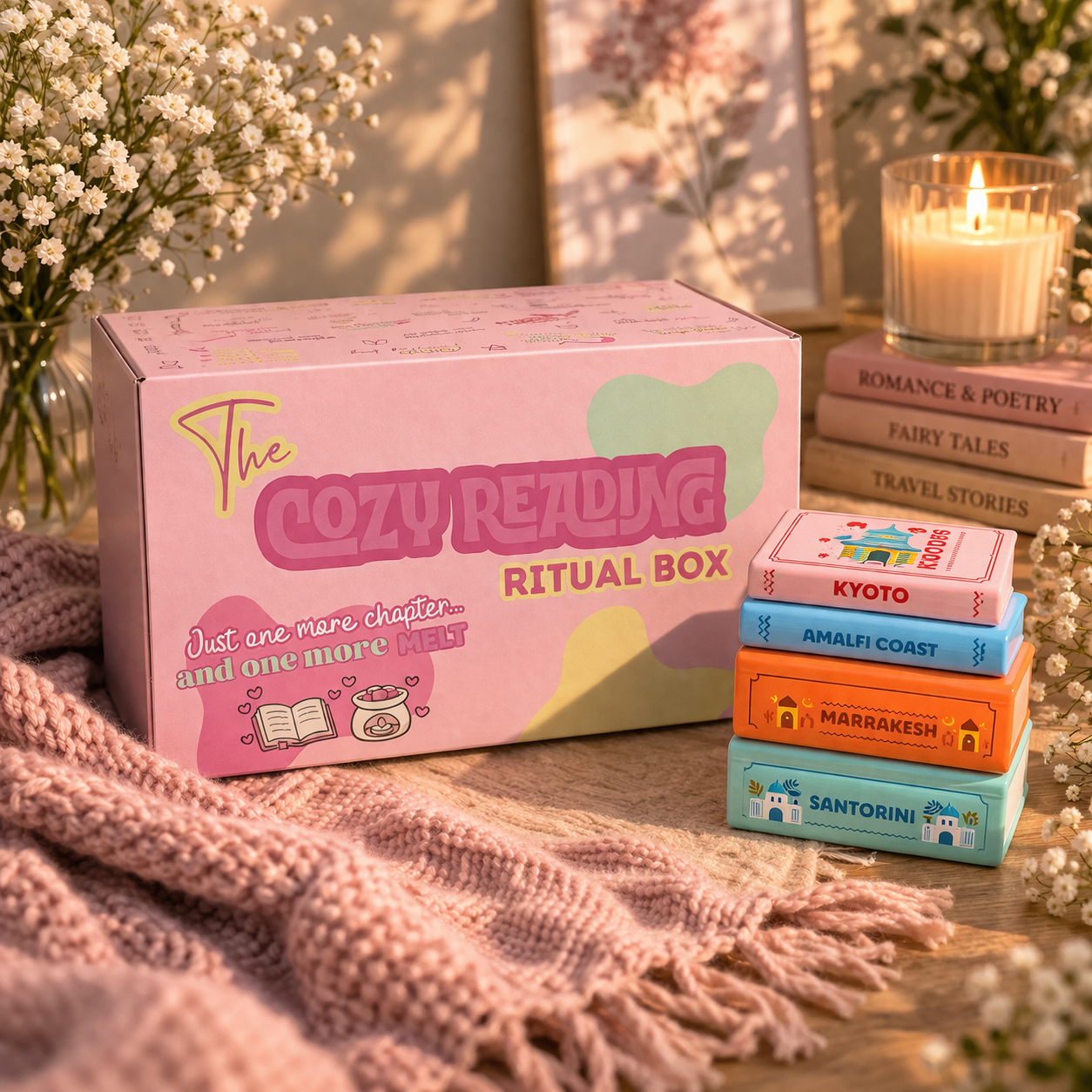 CAIXA DE LEITURA ✨THE COZY READING RITUAL BOX✨