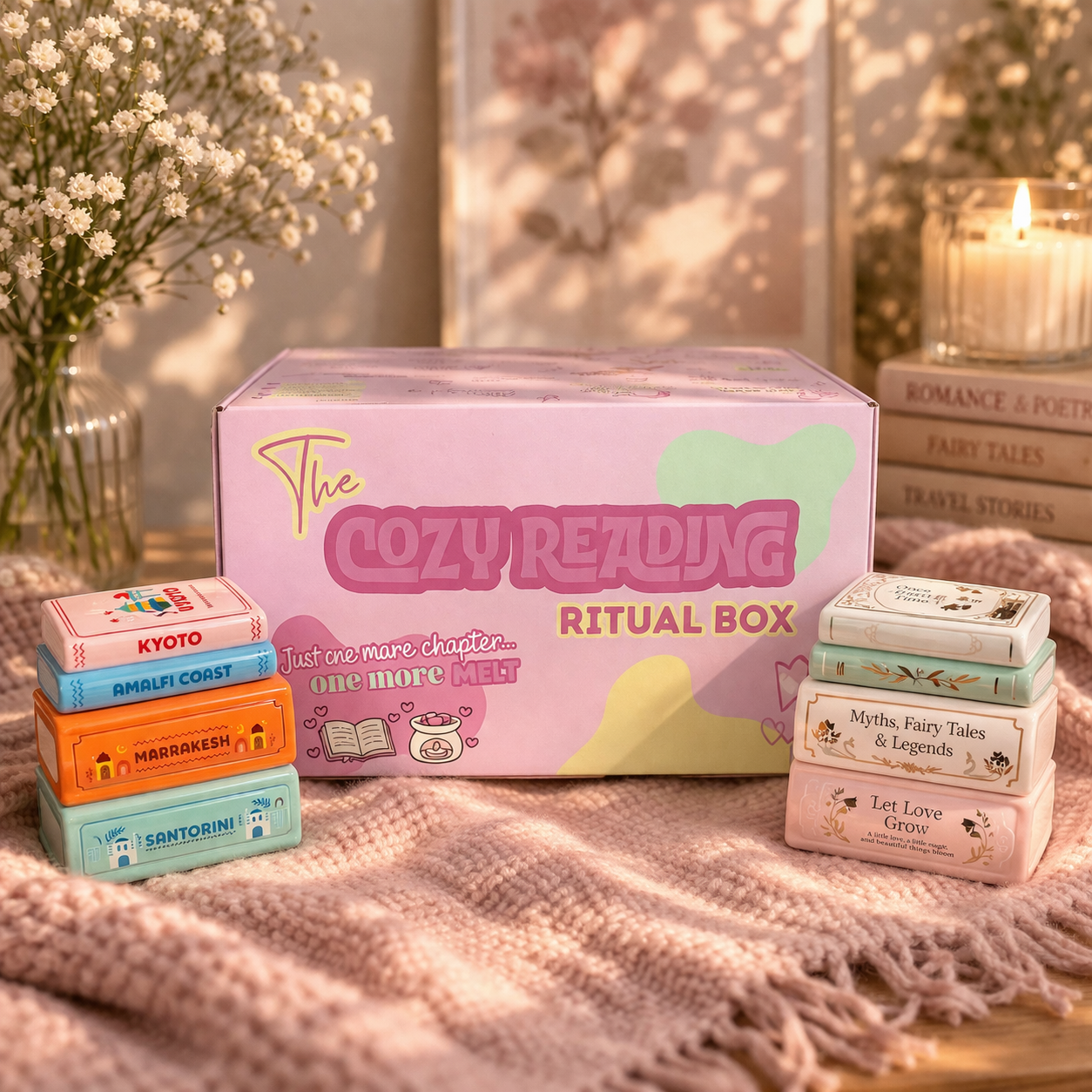 CAIXA DE LEITURA ✨THE COZY READING RITUAL BOX✨