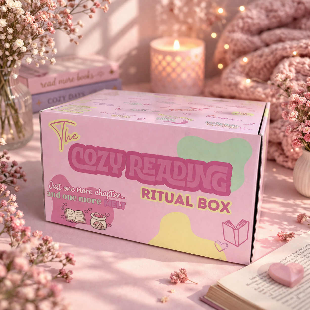 CAIXA DE LEITURA ✨THE COZY READING RITUAL BOX✨