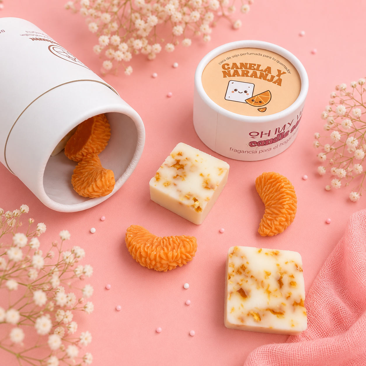 Wax melts - Laranja e canela (+100 horas)