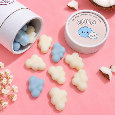 Wax melts - Nuvens de coco (+100 horas)