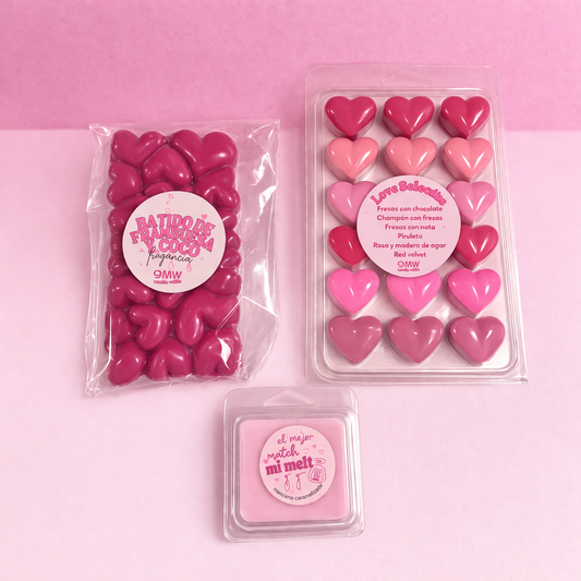 Pack wax melts - AMOR (8 aromas)