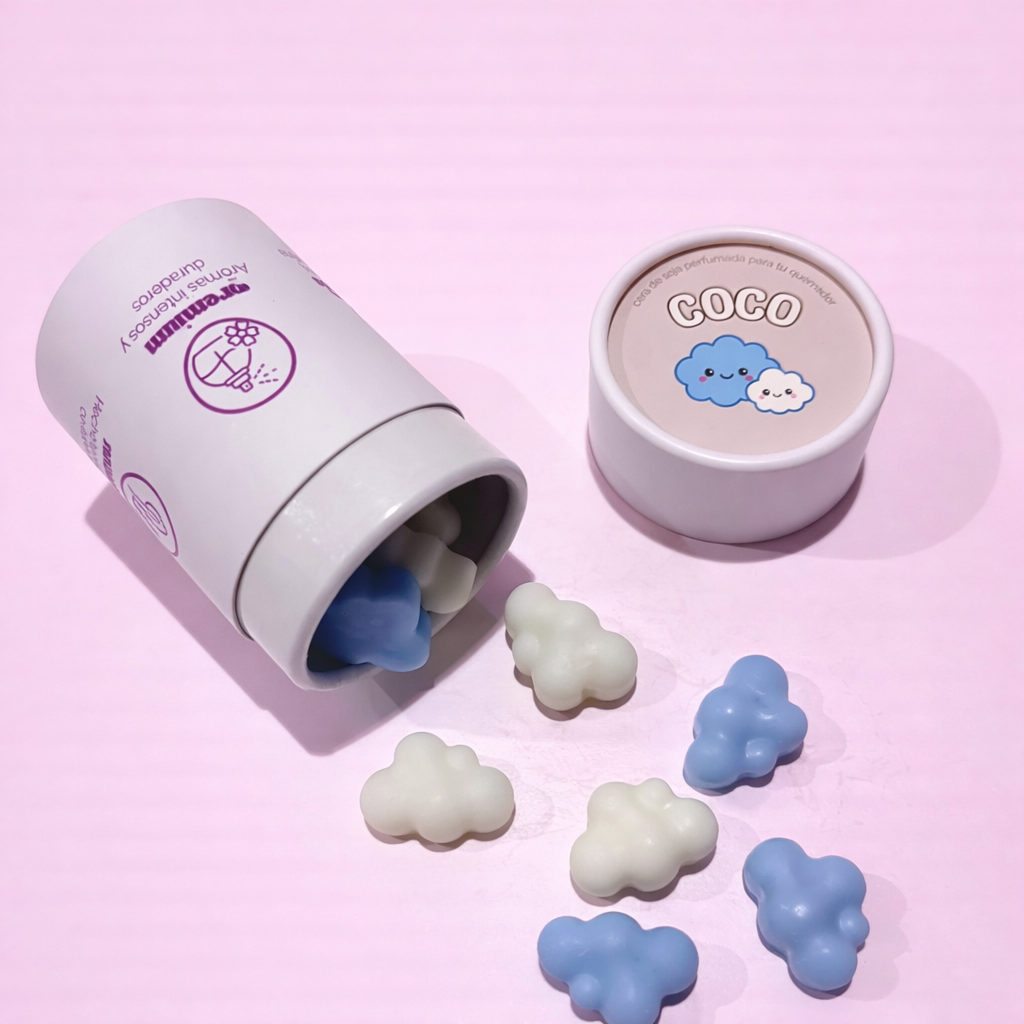 Wax melts - Nuvens de coco (+100 horas)