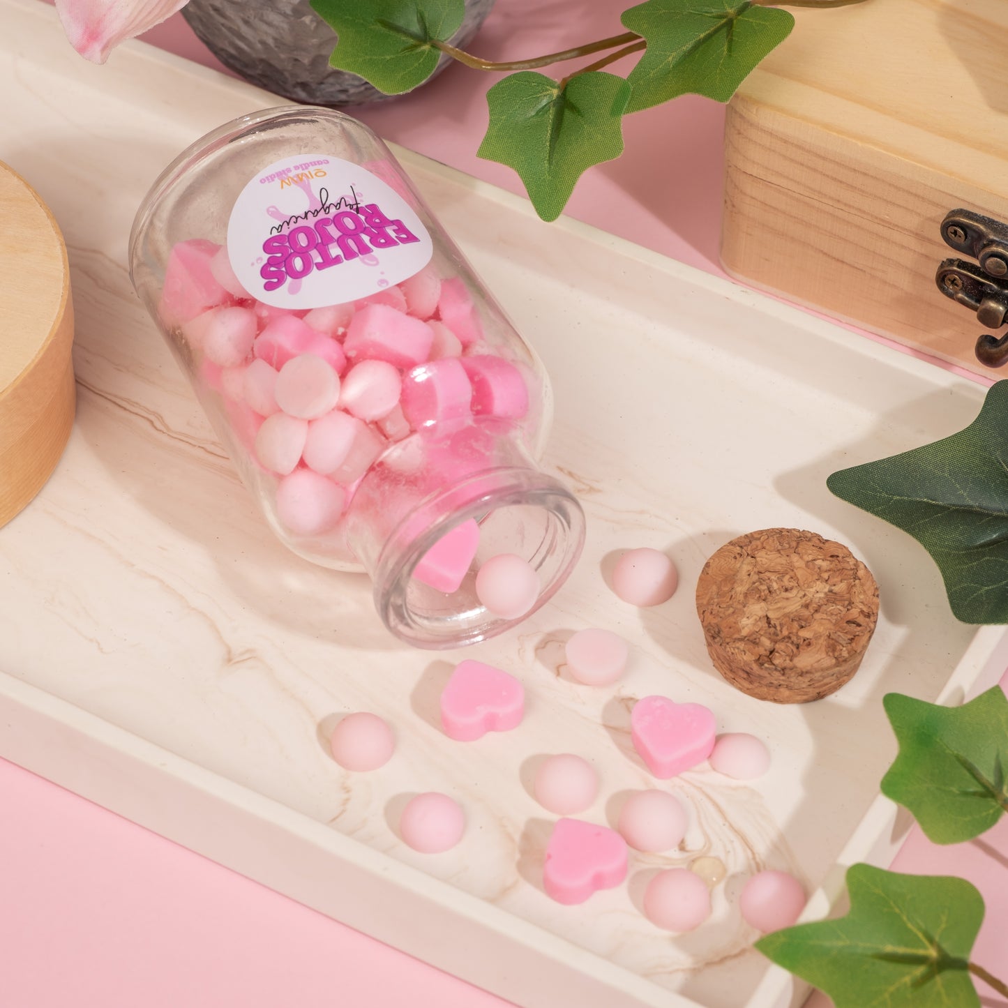 Wax melts - Frasco de frutos vermelhos (+120 horas)