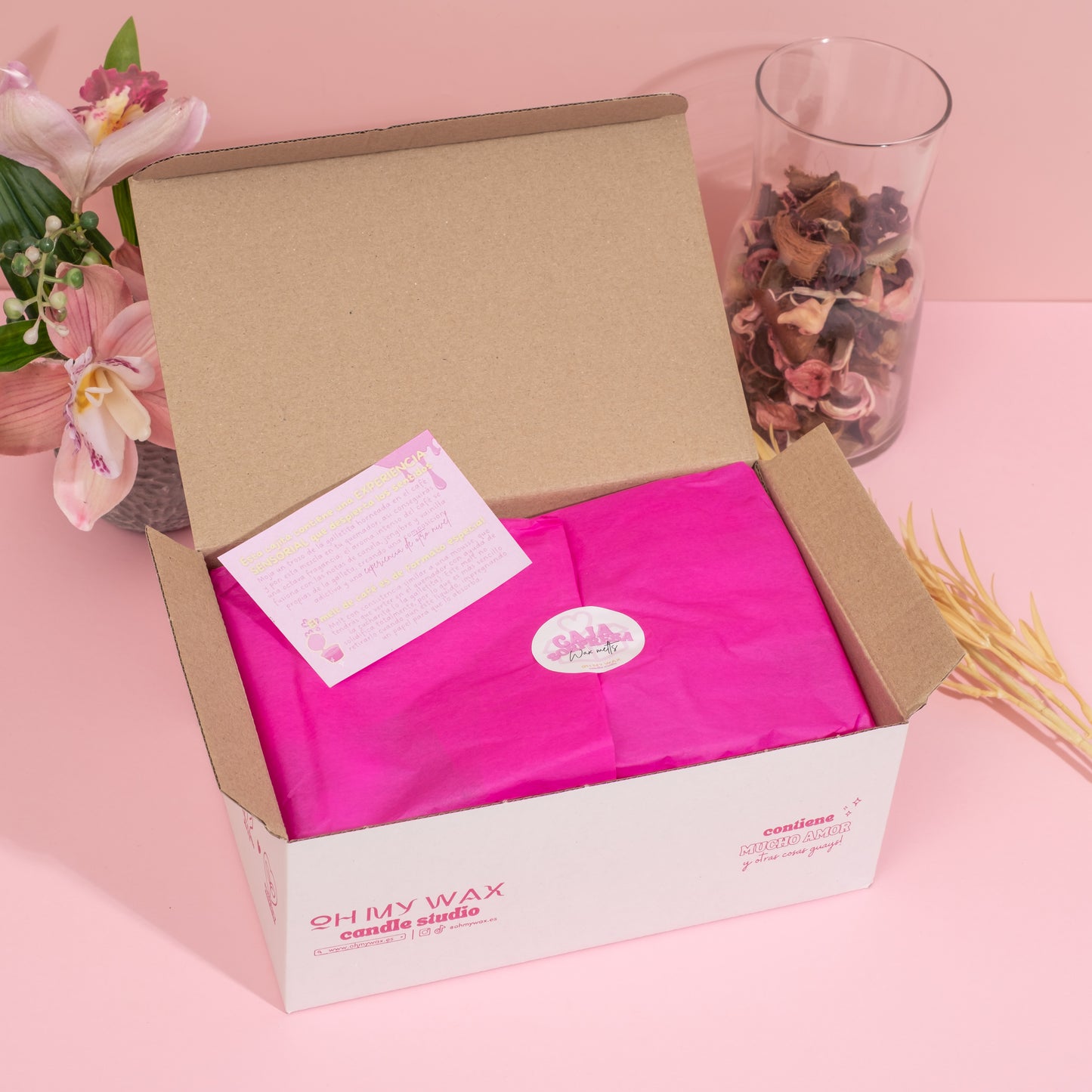 Caixa surpresa de wax melts