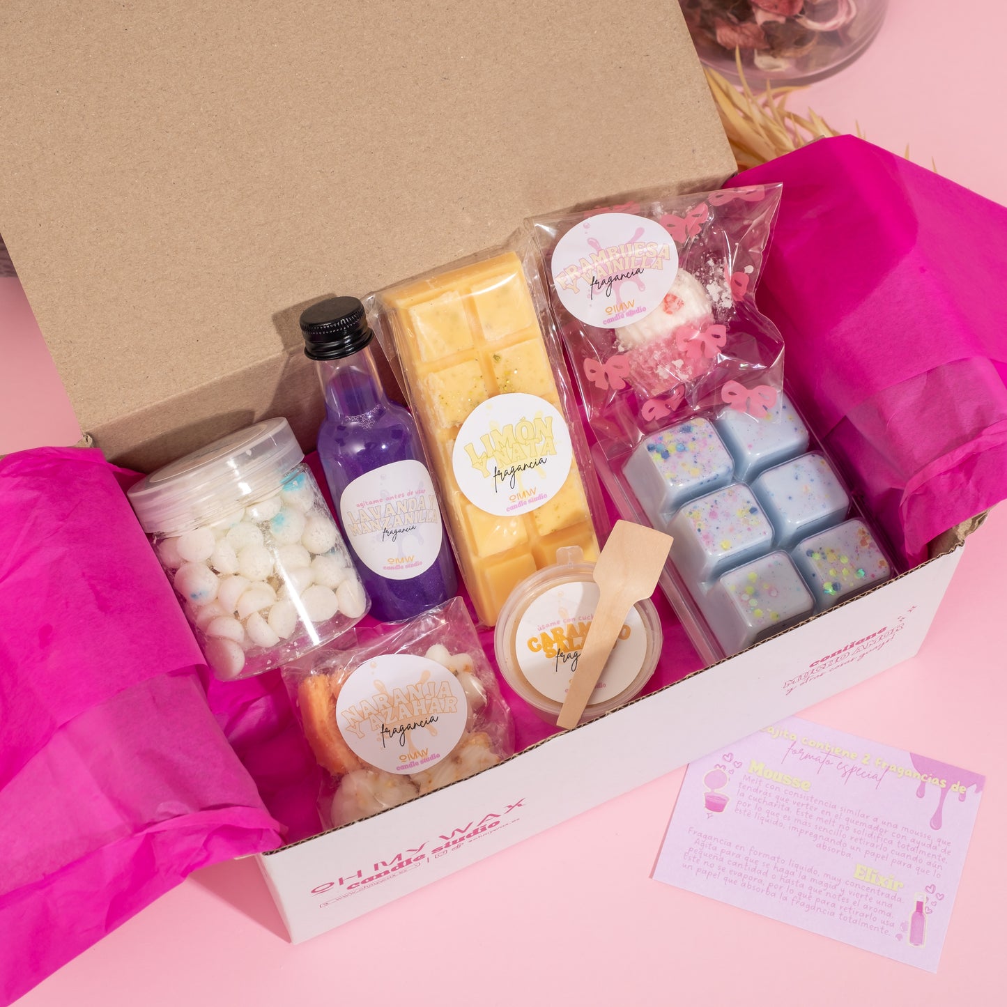 Caixa surpresa de wax melts
