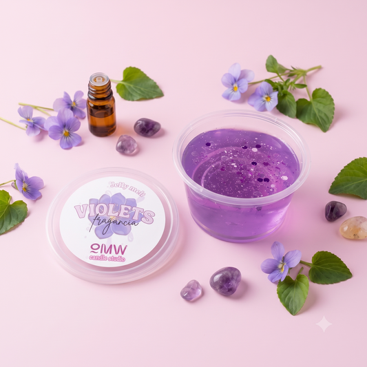 Geleia derretida - Violetas